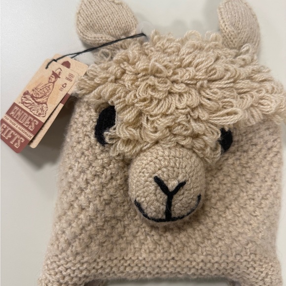 NWT Alpaca Wool Knitted Animal Hat – Handmade in Peru 🧶✨ - Picture 2 of 7